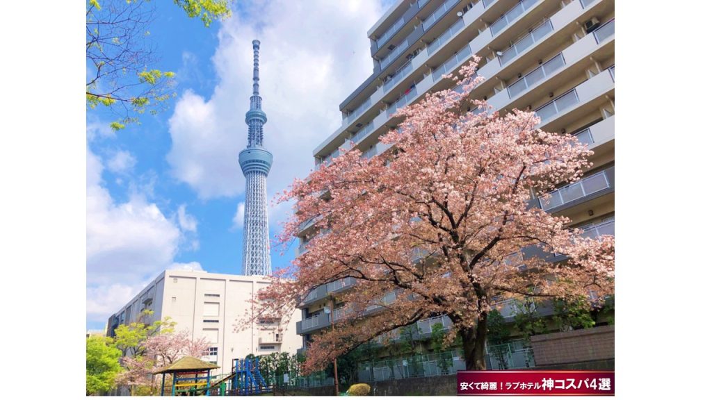錦糸町駅南口（江東橋）エリアでデリヘルやユメオトが呼べるおすすめラブホテル・レンタルルーム周辺の街並み