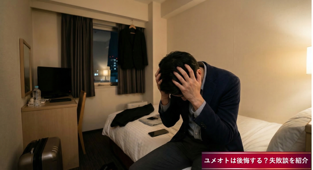 派遣型風俗店の予約を当日キャンセルされてうなだれている男性